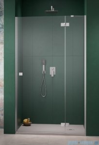 Radaway Essenza Brushed Nickel Dwj drzwi wnękowe 120cm prawe szczotkowany nikiel/szkło przejrzyste 1385016-91-01R