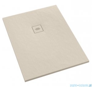 Schedpol Schedline Protos Cashmere Stone brodzik prostokątny 90x80x3,5cm 3SP.P1P-8090/PK/ST-M1/PK/ST