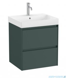 Roca Ona Unik zestaw szafka z umywalką 55x46x64 ZIELONY MAT A851687513