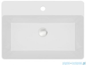 Massi Kerma umywalka wpuszczana w blat 60x42 cm biały mat MSUK-K600
