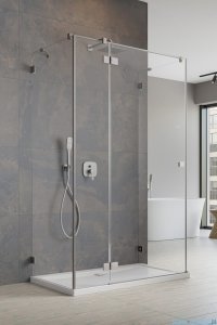 Radaway Essenza Pro Brushed Nickel Kdj+S kabina 75x110x75cm lewa szczotkowany nikiel 10097311-91-01L/10098075-01-01/10098075-01-01