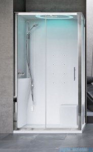 Novellini Eon kabina prostokątna z hydromasażem 120x90 lewa EON2P290ST1F-1AK
