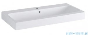 Geberit iCon Umywalka ścienna z otworem na baterię z przelewem 90x48 cm KeraTect 124090600