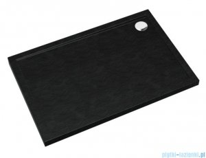 Schedpol Schedline Sharper Black Stone brodzik prostokątny 90x120x4,5cm 3S.S1P-90120/C/ST