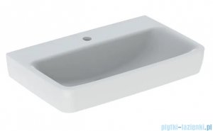 Geberit Selnova Compact Umywalka z otworem na baterię, bez przelewu 65x40cm 501.891.00.7