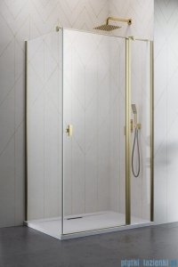 Radaway Nes Kdj II Brushed Gold kabina 90x80cm prawa szczotkowane złoto 10032090-99-01R/10039080-01-01