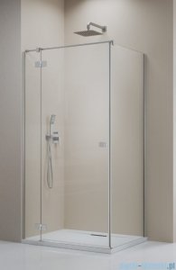 Radaway Essenza 8 Brushed Nickel Kdj kabina 80x80cm lewa szczotkowany nikiel 10480512-01-01L/10470237-91-01L/10113080-01-01
