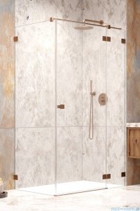 Radaway Essenza Pro Brushed Copper Kdj kabina 100x110cm prawa szczotkowana miedź 10097100-93-01R/10098110-01-01