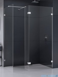 New Trendy Eventa kabina walk-in 80x70x200 cm z dodatkową ścianką przejrzyste EXK-4665/EXK-4642