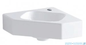 Geberit iCon umywalka narożna 46 cm z otworem bez przelewu KeraTect 124729600