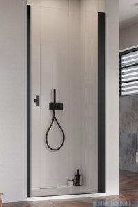 Radaway Nes 8 Black Dwj I Drzwi wnękowe 90cm prawe czarny mat/szkło przejrzyste 10076090-54-01R