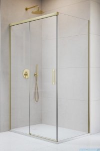 Radaway Idea 8 Kdj Brushed Gold kabina 120x110cm lewa szczotkowane złoto 10340620-99-01L/10350553-01-01/10360110-01-01R