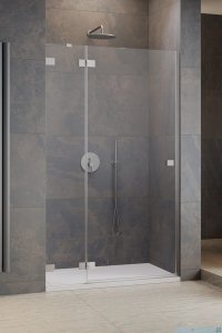 Radaway Essenza Pro Brushed Nickel Dwj drzwi wnękowe 80cm lewe szczotkowany nikiel 10099080-91-01L
