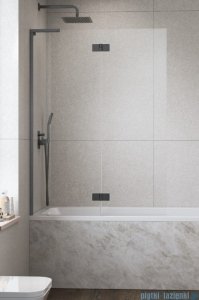 Radaway Essenza 8 SL Brushed GunMetal PND II parawan nawannowy 110cm lewy szczotkowany grafit/przejrzyste 10500110-92-01L
