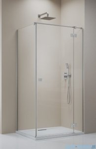 Radaway Essenza 8 Brushed Nickel Kdj kabina 100x80cm prawa szczotkowany nikiel 10480612-01-01R/10470337-91-01R/10113080-01-01