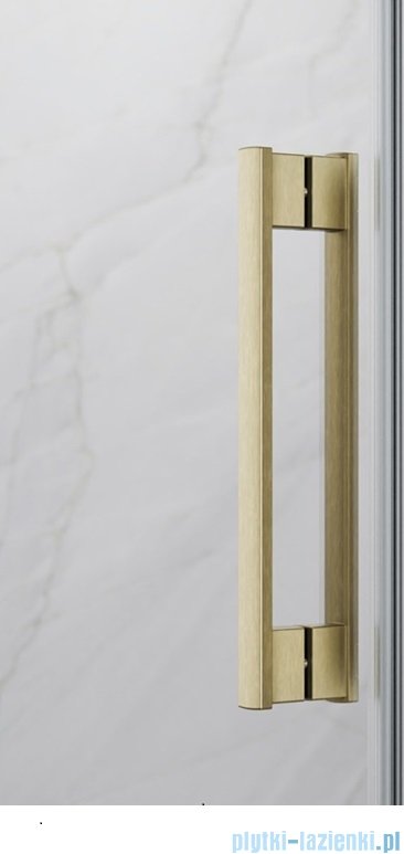 Radaway Idea 8 QL Kdj Brushed Gold kabina 110x80cm lewa szczotkowane złoto 10550567-99-01L/10350503-01-01/10360080-01-01R