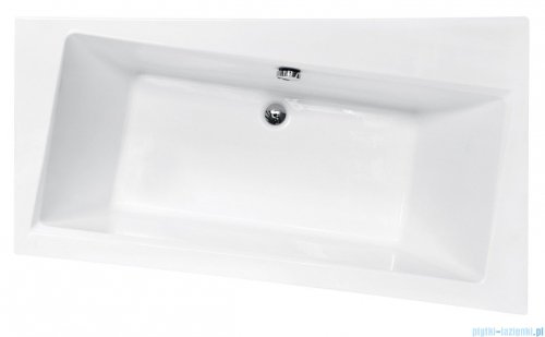 Besco Infinity 170x110cm wanna asymetryczna prawa + obudowa + syfon #WAI-170-NP/OAI-170-NS/19975