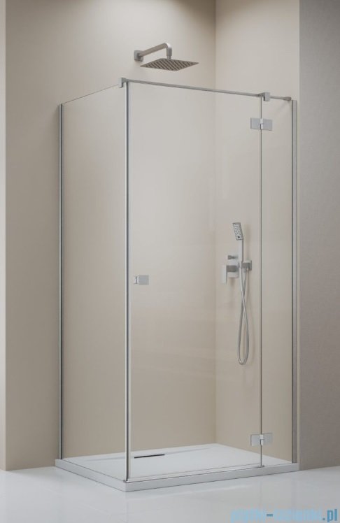 Radaway Essenza 8 Brushed Nickel Kdj kabina 120x90cm prawa szczotkowany nikiel 10480812-01-01R/10470337-91-01R/10113090-01-01