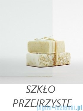 Besco Viva kabina półokrągła 90x90x195cm przejrzyste VP-90-195-C