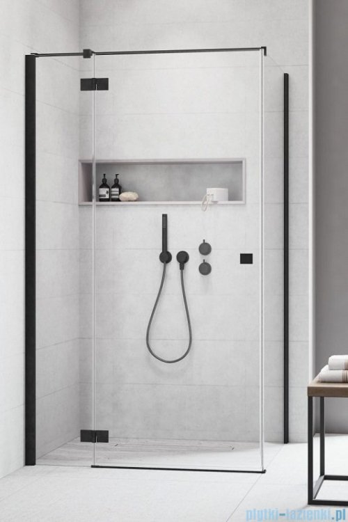 Radaway Essenza New Black Kdj kabina 100x70cm lewa szkło przejrzyste 385040-54-01L/384048-54-01