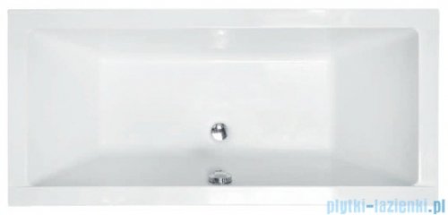 Besco Quadro 170x75cm wanna prostokątna + obudowa + syfon #WAQ-170-PK/#OAQ-170-PK/19975