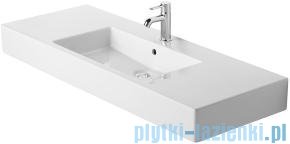 Duravit Vero umywalka meblowa z przelewem z trzema otworami na baterie 1250x490 mm 032912 00 30