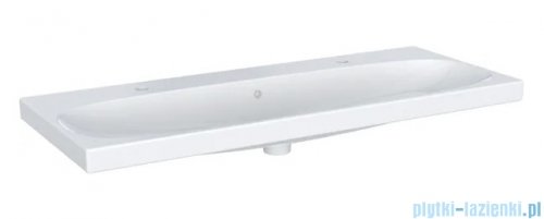 Geberit Acanto Umywalka ścienna z dwoma otworami na baterie 120x48 cm 501.880.00.1