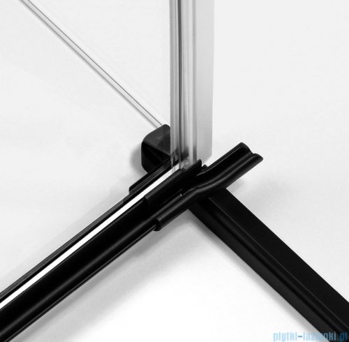 New Trendy Avexa Black kabina kwadratowa 90x90x200 cm przejrzyste EXK-1613
