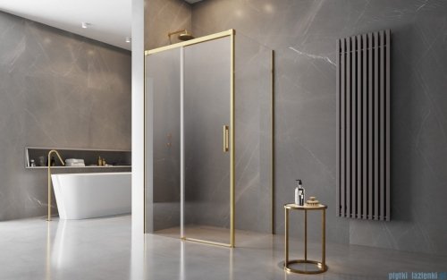 Radaway Idea Gold Kdj kabina 110x110cm lewa złoty połysk/szkło przejrzyste 387041-09-01L/387053-09-01R