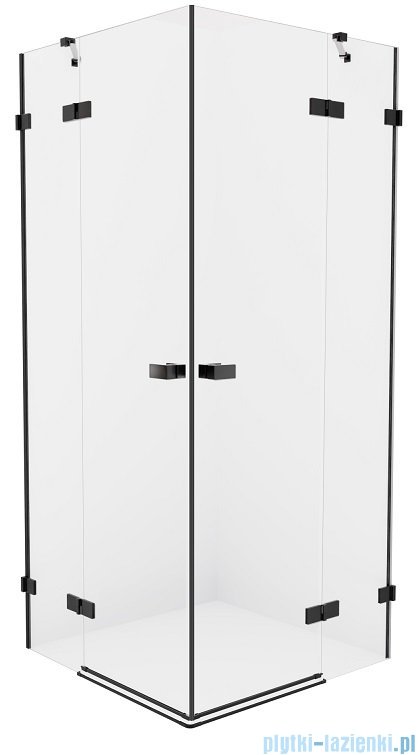 New Trendy Avexa Black kabina kwadratowa 120x90x200 cm przejrzyste EXK-1621
