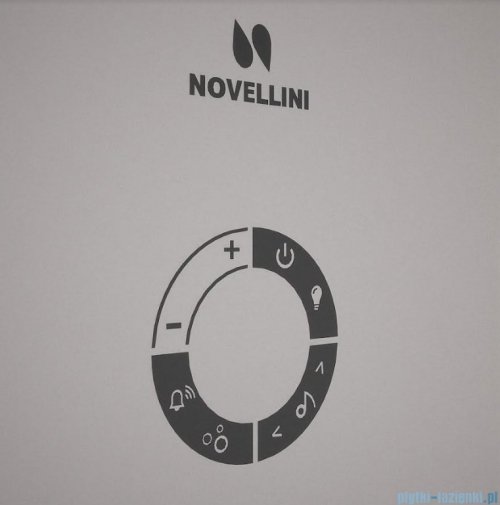 Novellini Skill 2A kabina z hydromasażem prawa perłowy szary 100x80 SKIA109DM1F-1AN3