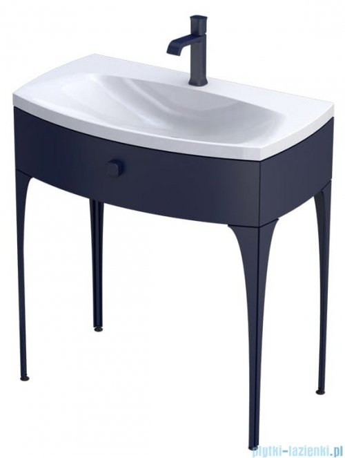 Oristo Louis szafka podumywalkowa wisząca 81x87x47 granatowy mat OR50-SD1S-82-14