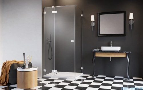 Radaway Essenza Pro White Kdj kabina 110x120cm lewa szkło przejrzyste 10097110-04-01L/10098120-01-01
