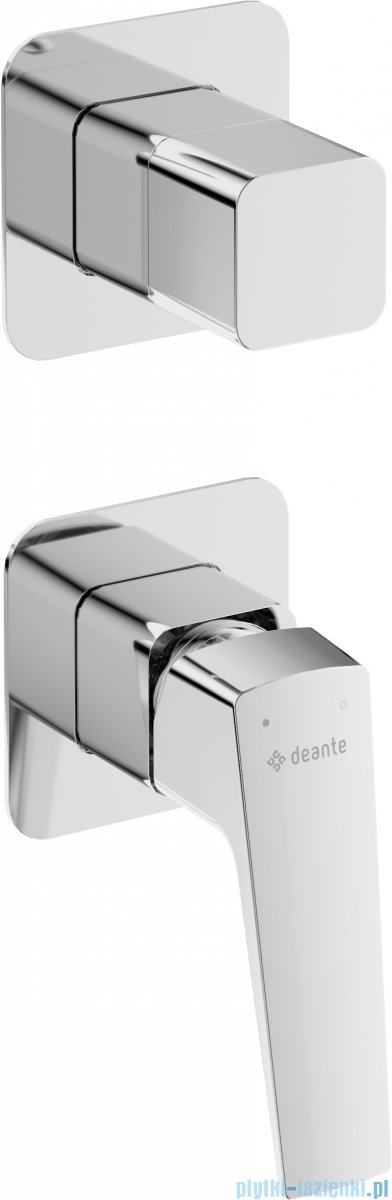 Deante BLUR Bateria prysznicowa podtynkowa z przełącznikiem natrysku chrom BQL_044P