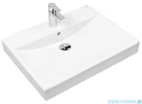 Oltens Hofsa umywalka 60x46 cm nablatowa z powłoką SmratClean 41805000