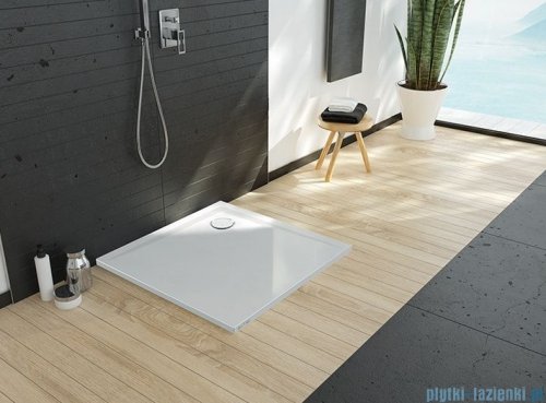 Sanplast Space Mineral B-M/SPACE brodzik kwadratowy 100x100x1,5 cm biały 645-290-0041-01-000