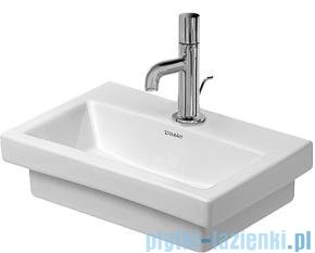 Duravit 2nd floor umywalka mała bez przelewu bez otworu na baterię 400x300 mm 079040 00 70