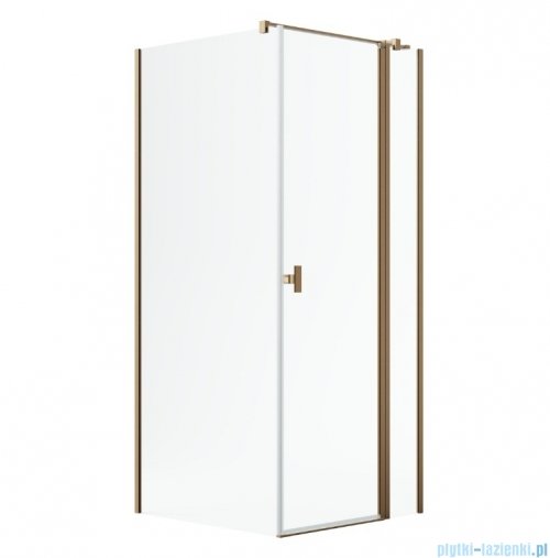 Radaway Nes Kdj II Brushed Copper kabina 80x70cm prawa szczotkowana miedź 10032080-93-01R/10039070-01-01