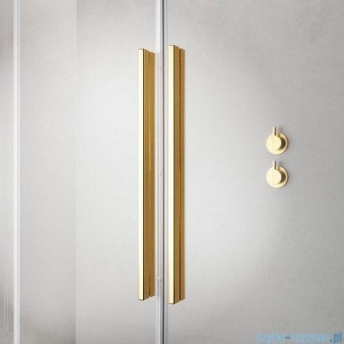 Radaway Furo Gold Kdj kabina 140x80cm lewa szkło przejrzyste 10104722-09-01L/10110680-01-01/10113080-01-01