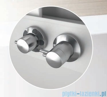 Novellini Glax 3 kabina z hydromasażem 90x70 lewa srebrny GL3A7099ST1-1B