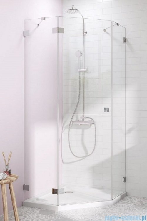 Radaway Essenza Pro Ptj kabina pięciokątna 100x100 lewa przejrzyste 10100000-01-01L/10100300-01-01