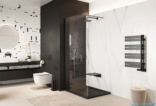 Excellent Vidoq Walk-in ścianka prysznicowa prosta 100x200 cm, czarny mat KAEX.1506.1000.LP.BL