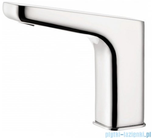 Deante Hiacynt bateria umywalkowa bezdotykowa bez regulacji temperatury z zasilaczem 230/6V chrom BQH 028V