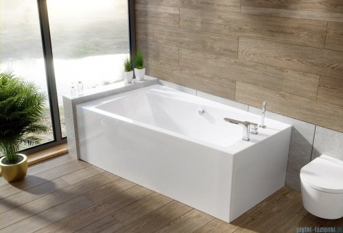 Besco Infinity 150x90cm wanna asymetryczna lewa + obudowa + syfon #WAI-150-NL/OAI-150-NS/19975