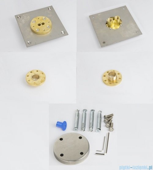 Corsan Trino Bateria wannowa wolnostojąca czarna CMB7159BL