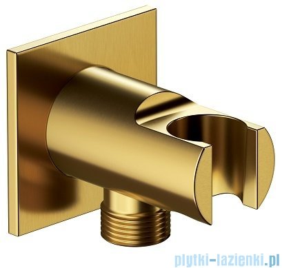 Omnires Contour system prysznicowy podtynkowy termostatyczny złoto szczotkowane SYSCT11GLB