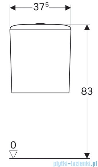 Geberit iCon spłuczka WC kompakt biała 229420000