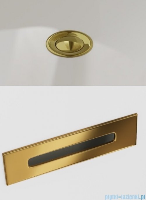 ScandiBath Mandal wanna wolnostojąca/przyścienna 170x85cm + syfon klik-klak Q360S-1701