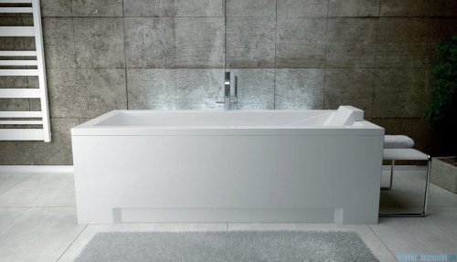 Besco Modern 180x80cm wanna prostokątna + obudowa + syfon #WAM-180-MO/#OAM-180-MO/19975