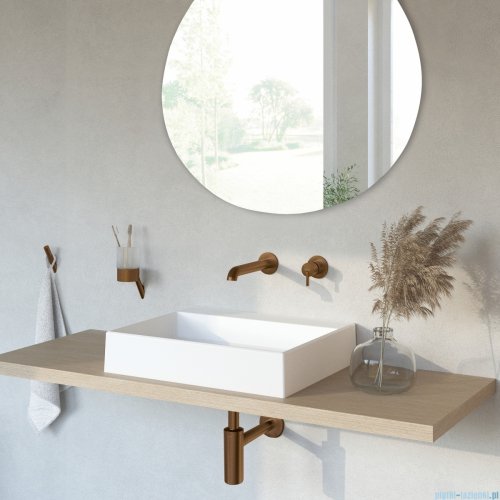 Deante SILIA  Kubek ścienny brąz szczotkowany ADI_C911